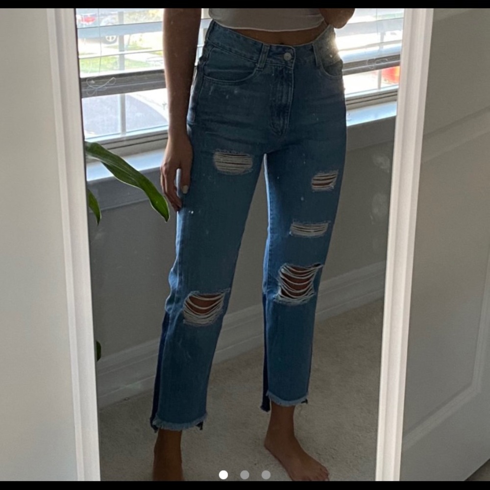 Zara mom jeans